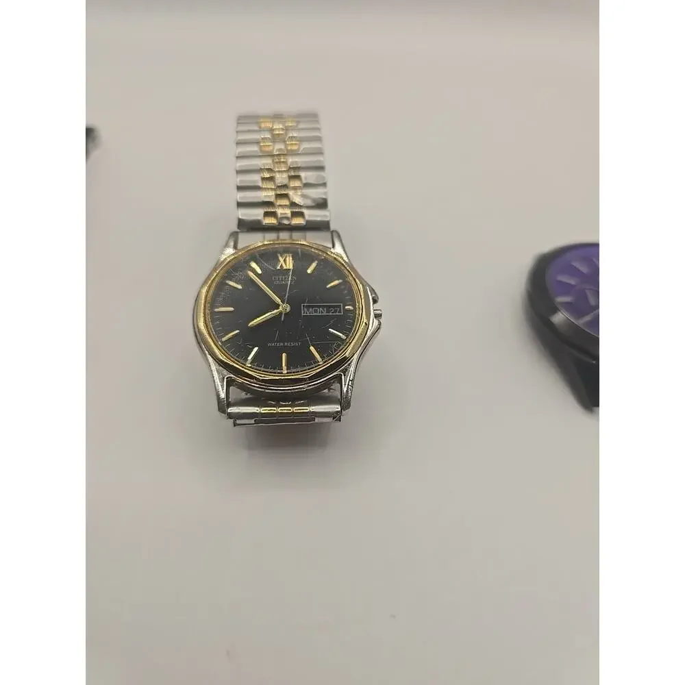 Lot Of 3 Mens Watches, Relic, Citizen, Armani Exchange...